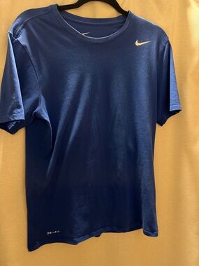 Nike Blue Dri-FIT Short Sleeve Tee